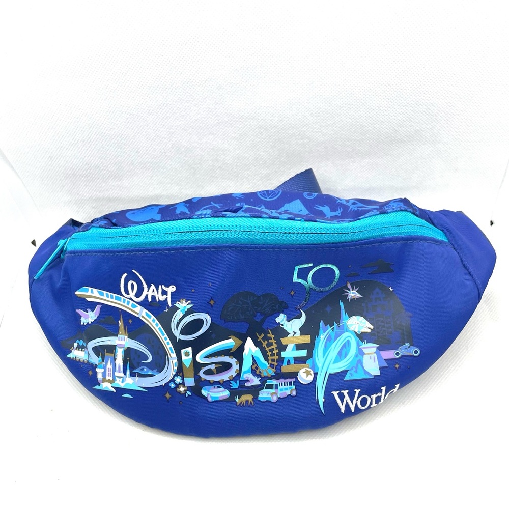 Disney Parks Hip Pack Belt Bag Walt Disney World 50th Anniversary